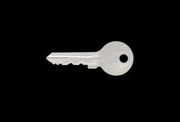 Key isolated object 3D Rendering