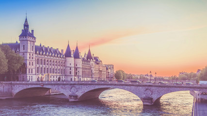 Naklejka premium Castle Conciergerie - former royal palace and prison