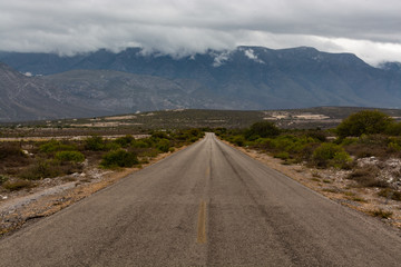 The road to Zimapan from Queretaro Mexico