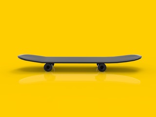skateboard 3D Rendering