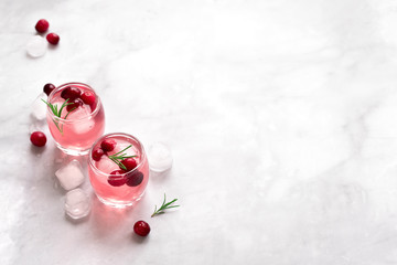 Obraz na płótnie Canvas Cranberry Vodka Cocktail