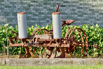 Antique Two Row Corn Planter