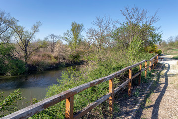 Hernad river in Hungary