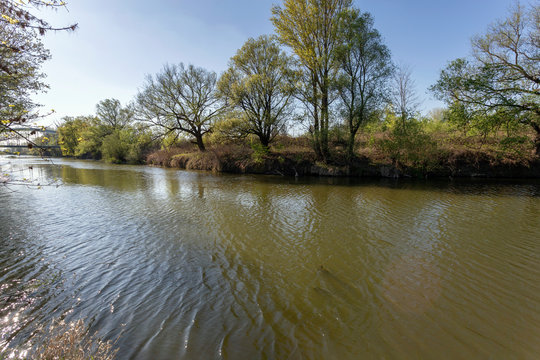 Hernad river in Hungary