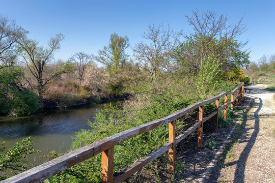 Hernad river in Hungary