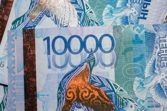 10 thousand tenge currency of the country Kazakhstan finance economy money
