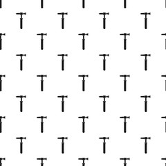 Hammer tool pattern seamless vector repeat geometric for any web design