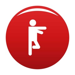 Stick figure stickman icon pictogram. Vector simple illustration of stickman icon isolated on white background. Man human stick sign