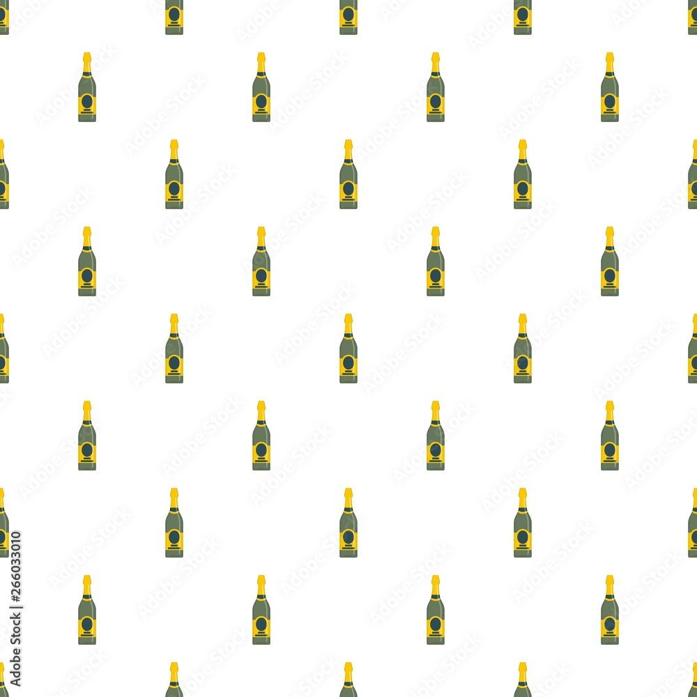 Poster holiday champagne pattern seamless vector repeat for any web design