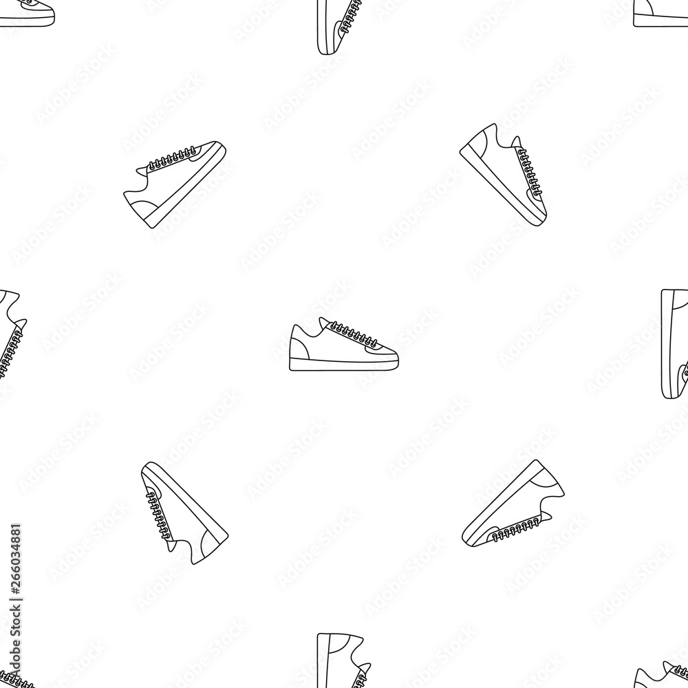 Aufkleber rap sneakers pattern seamless vector repeat geometric for any web design