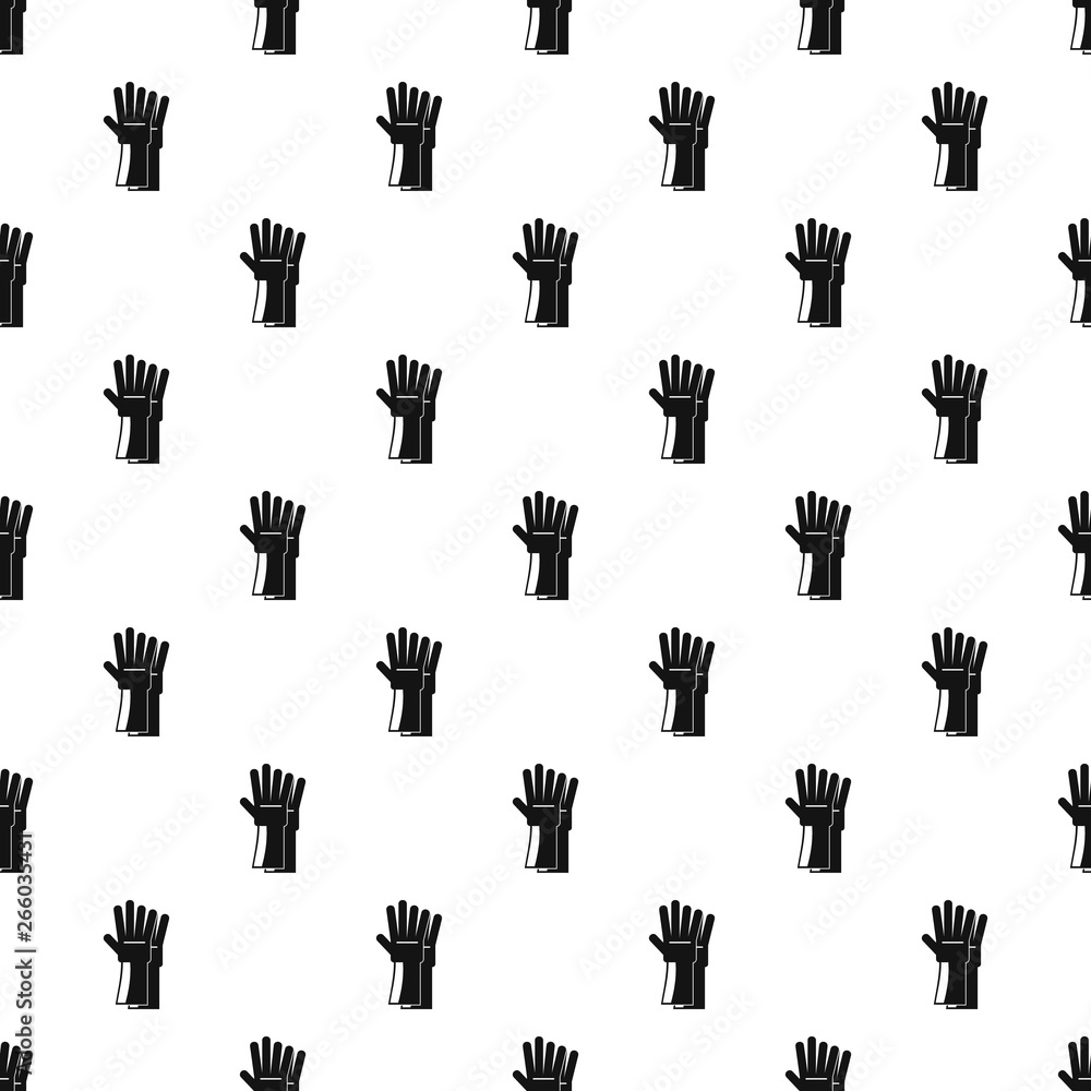 Poster rubber gloves pattern seamless vector repeat geometric for any web design