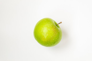 Green apple isolated on white background