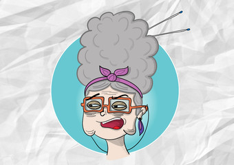 Cool grandma | Cartoon
