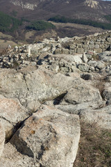 Ruins of Ancient sanctuary city Perperikon, Kardzhali Region, Bulgaria