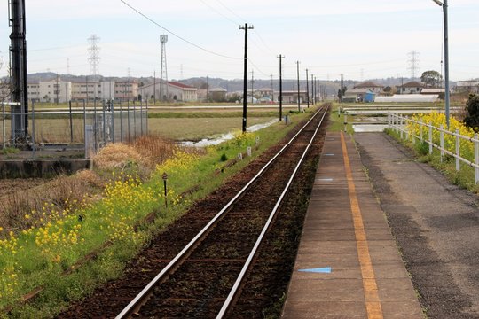 小湊鉄道　上総三又駅