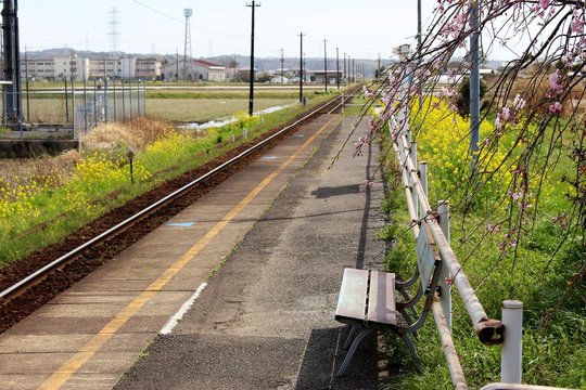 小湊鉄道　上総三又駅