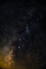 via lattea nella serata giusta