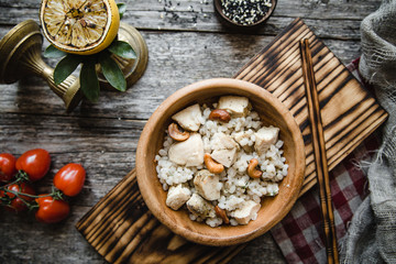 Oriental Chicken & Cashew Dish