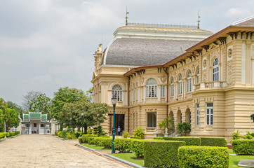 Fototapeta na wymiar Residence Phra Thinang Boromphiman within the Grand Palace in Bangkok