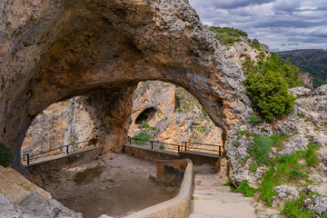 Parque natural Ciudad encantada en Cuenca España