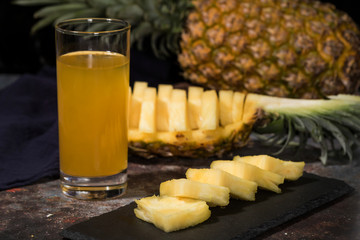 Fresh delicious pineapple