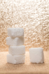 Pure white sugar