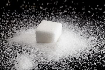 Pure white sugar