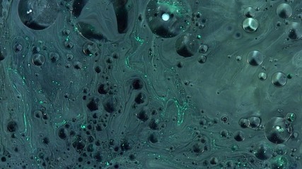 green pastel black dramatic colorful abstract
