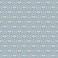 Damask seamless pattern, background texture in vintage style for your design, vector illustration