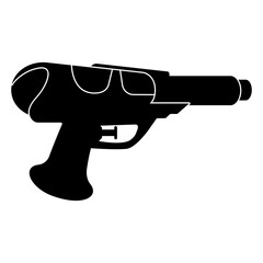 Isolated water gun toy for kids icon - Vector