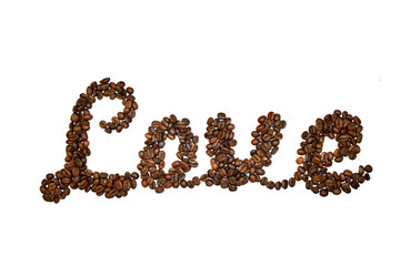 Love Coffee beans