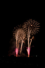 夏の花火 富山市神通川花火大会
