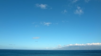 Ocean Maui Dawn Molokai Hawaii 
