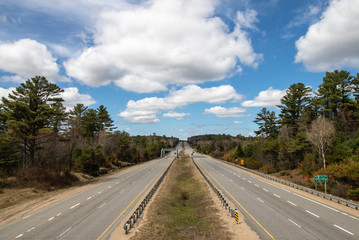 Highway 11  to cottage country in Muskoka Ontario
