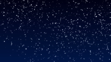 Gently falling snow. Big and small snowflakes slowly dropping in the wind. Winter and chrismas motion graphics background or overlay. 4k 3D illustration