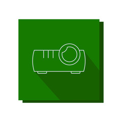 Projector Business Presentation Vector icon