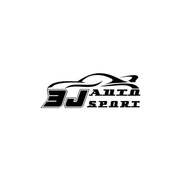 3J Auto Sport Logo Design vector