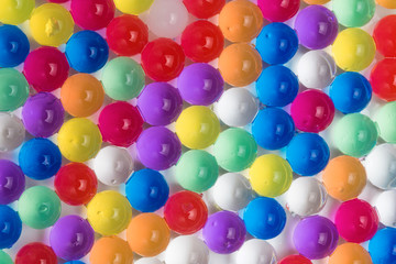 Fototapeta na wymiar A background of multicolored spheres