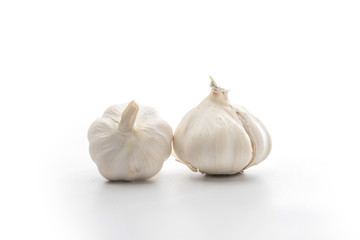 Shoot garlic up close