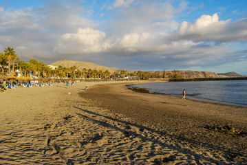 view of the beach, digital photo picture as a background