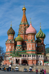 Fototapeta na wymiar St. Basil's Cathedral on red Square