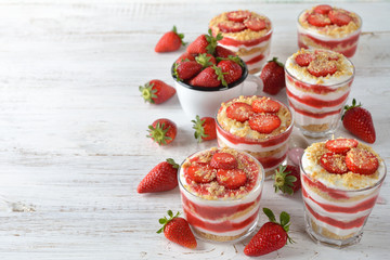 Cheesecake in a glass