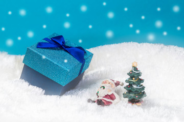 Fototapeta na wymiar Beautiful Christmas gift box