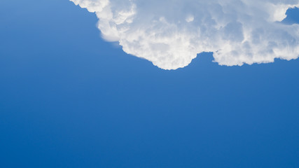 Blue sky with clouds background