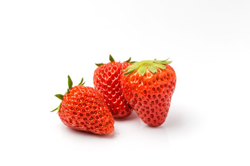 Fresh and delicious strawberries