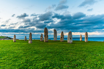 Menhires en La Coruña