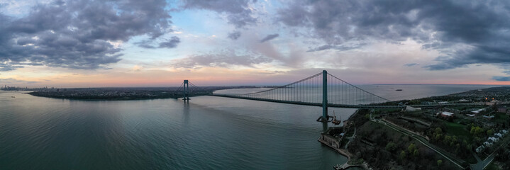 Verrazano Bridge at Sunset