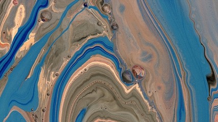 tan blue earth desert striking colorful abstract