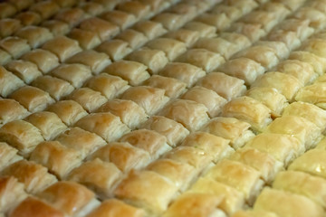 Baklava in the market