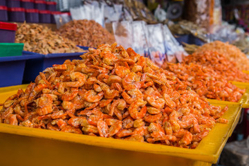 Shrimp - Animal, Pink Color, Shrimp - Seafood, Dry, Atlantic Ocean